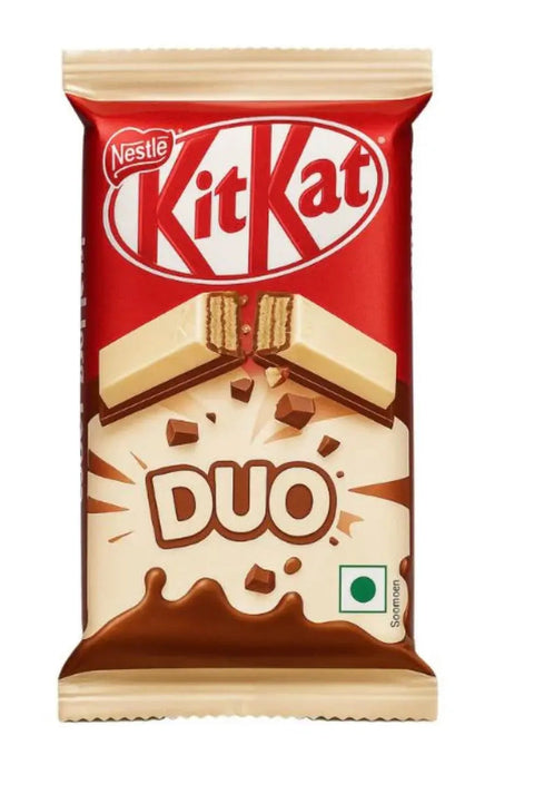 KitKat DUO Chocolate & White Chocolate Wafer Candy Bar Imported KitKat