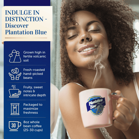 8oz Jamaica Blue Mountain Coffee Beans – 100% Authentic Flavor