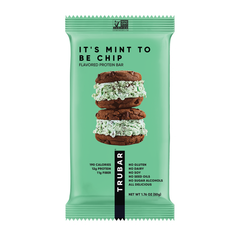 Mint Chocolate Protein Bar It's Mint to Be Chip TRUBAR
