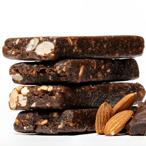 Dark Chocolate Almond Healthy Snack Bar Box of 12 Jonesbar