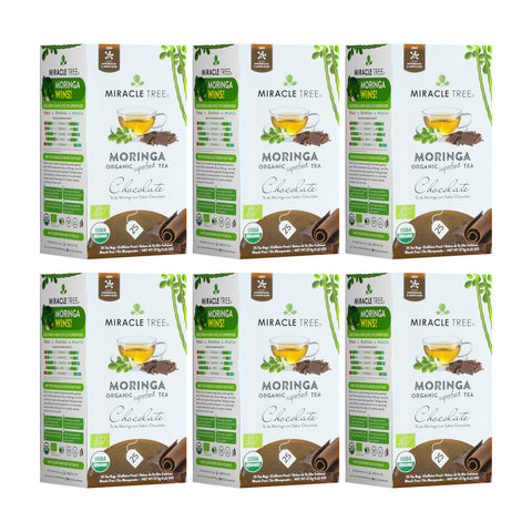 Organic Moringa Tea - Chocolate - Caffeine-Free Herbal Tea