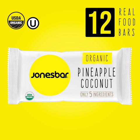 Pineapple Coconut Organic Snack Bar Box of 12