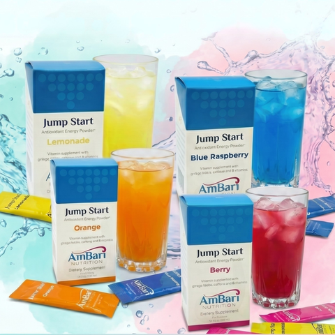 Thermogenic Antioxidant Energy Drink Mix Jump Start Powder AmBari Nutrition