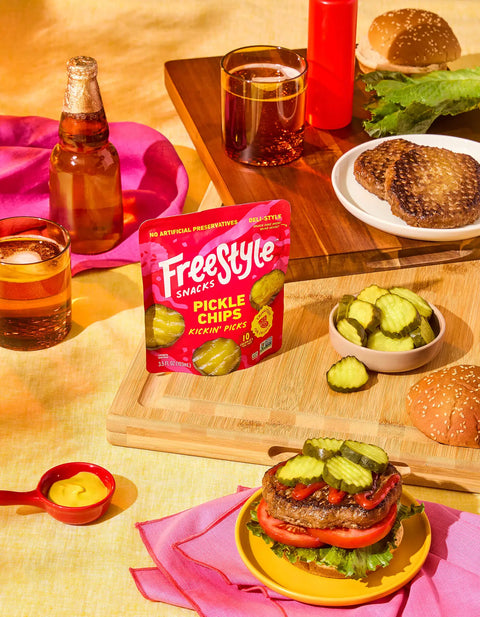 Kickin' Picks Spicy Dill Crinkle-Cut Pickle Chips Snack