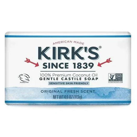 Original Fresh Scent Castile Bar Soap 4 oz KIRKS