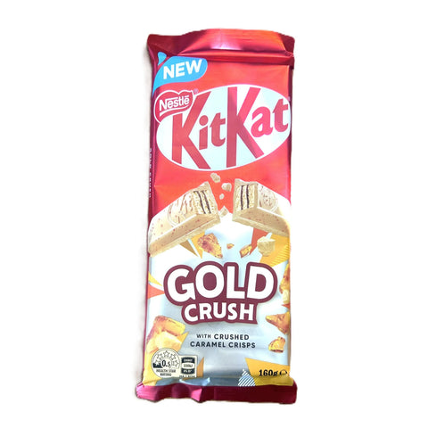 KitKat Gold Caramelized White Chocolate Wafer Bar 160g Australia