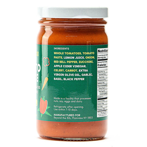 Tomato Sauce Veggie-Packed Kids Sauce Beyond the Bib