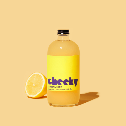 Cheeky Cocktails 100% Lemon Juice Cocktail Mixer