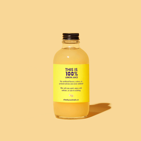 Cheeky Cocktails 100% Lemon Juice Cocktail Mixer