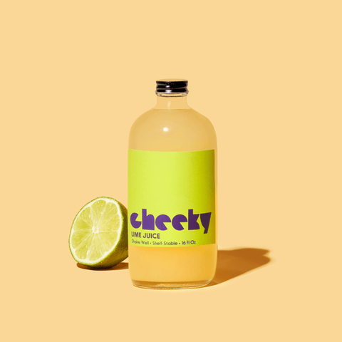 Cheeky Cocktails 100% Lime Juice Cocktail Mixer