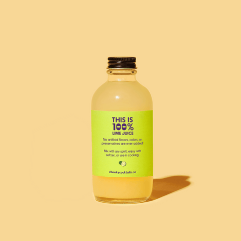 Cheeky Cocktails 100% Lime Juice Cocktail Mixer