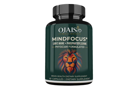 Lion’s Mane and Phosphatidylserine Cognitive Support Supplement Ojais Wellness