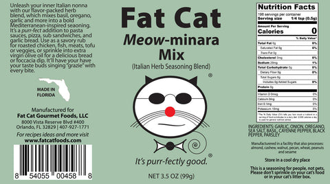 Meow-minara — Italian Herb Seasoning Blend