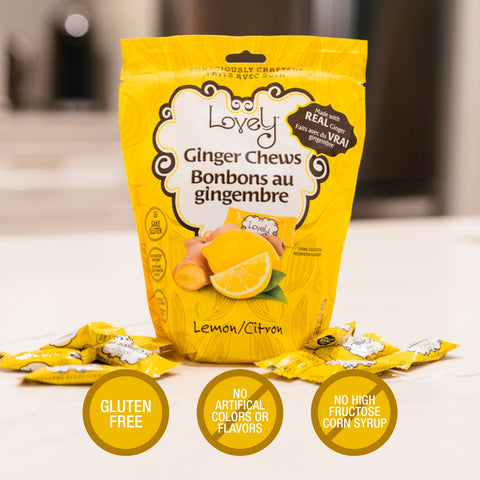 Ginger Essentials Box Ginger Chews Gift Set Lovely Candy Company
