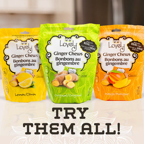 Lemon Ginger Real Indonesian Ginger Chews Lovely Candy Co