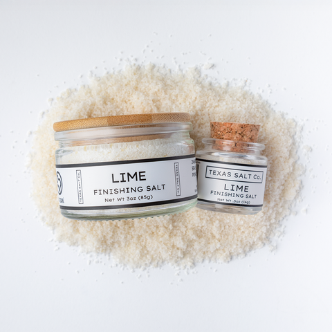Lime Infused Finishing Salt Sea Salt Texas Salt Co