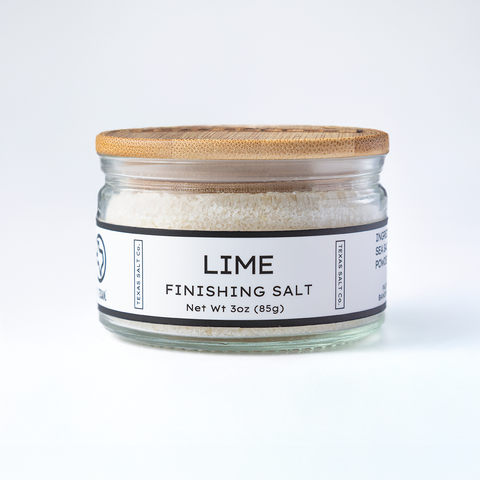 Lime Infused Finishing Salt Sea Salt Texas Salt Co