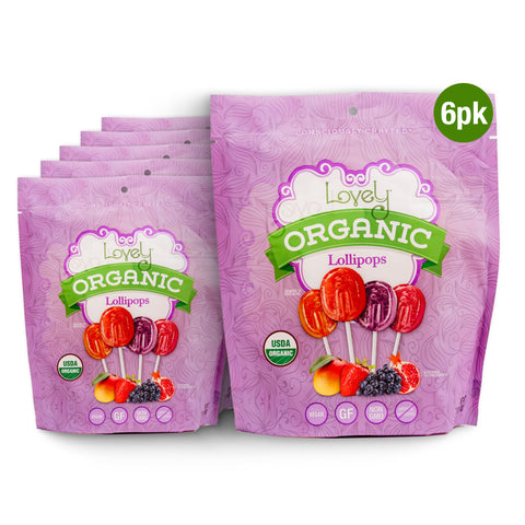 Organic Natural Flavors Lollipops Lovely Candy Co.
