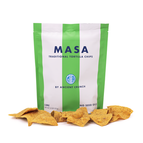 MASA Lime Seasoned Tortilla Chips Bag 5 oz