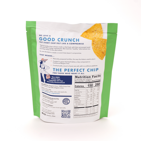 MASA Lime Seasoned Tortilla Chips Bag 5 oz