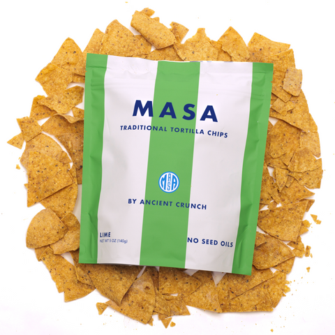 MASA Lime Seasoned Tortilla Chips Bag 5 oz