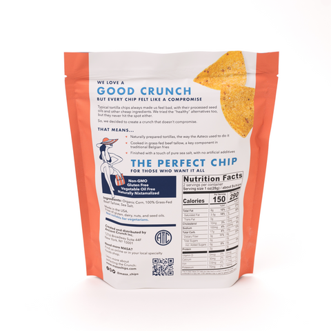 MASA Organic Corn Classic Tortilla Chips Bag