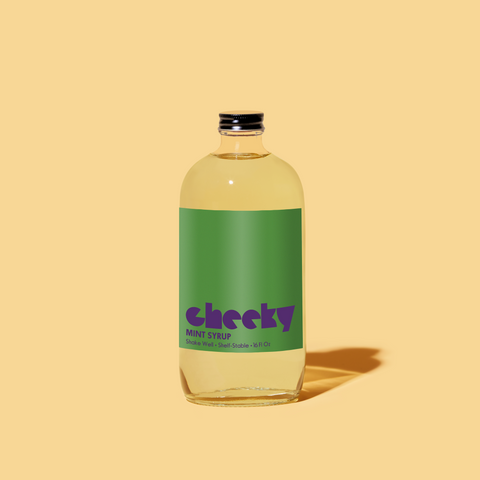 Cheeky Cocktails Mint Syrup Seasonal Cocktail Mixer Cheeky Cocktails