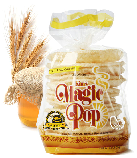 Honey Wheat Flavor Low Fat Multigrain Snack KIM'S MAGIC POP