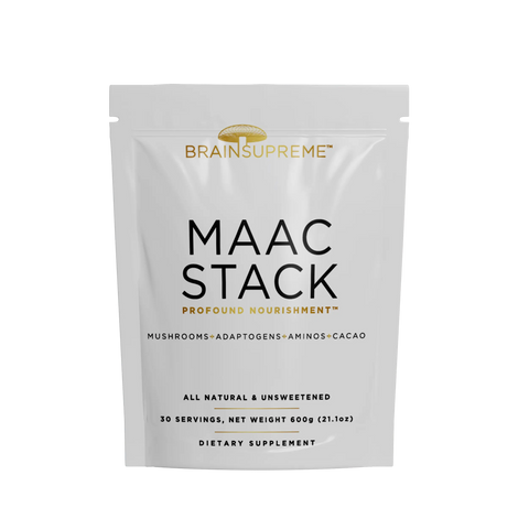 MAAC Stack Adaptogens Mushrooms Aminos Cacao Supplement BRAINSUPREME