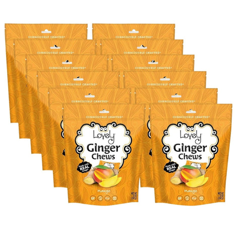 Mango Ginger Flavor Chews Candy Lovely Candy Co.