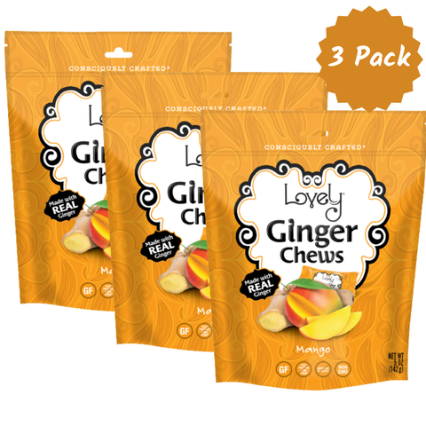 Mango Ginger Flavor Chews Candy Lovely Candy Co.