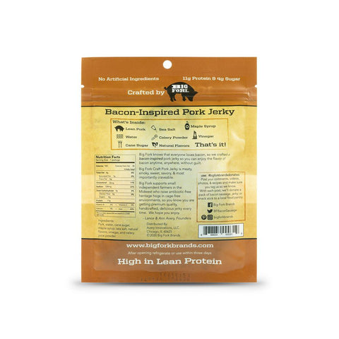 Craft Pork Jerky Sampler 3 Flavor Pack Big Fork Brands