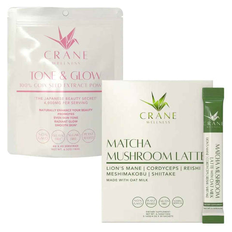 Matcha Glow Bundle Energy Focus Immunity Skin Wellness