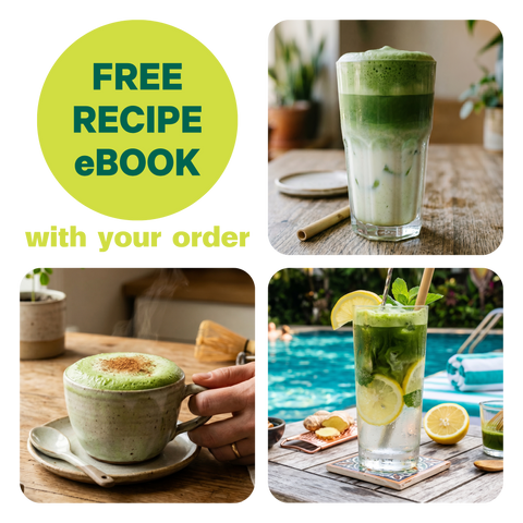 Matcha Moringa Superfood Latte for Energy & Focus Kuli Kuli