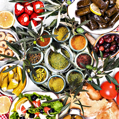 Mediterranean Spice Wheel 9 Essential Spices Gourmet Spice Gift