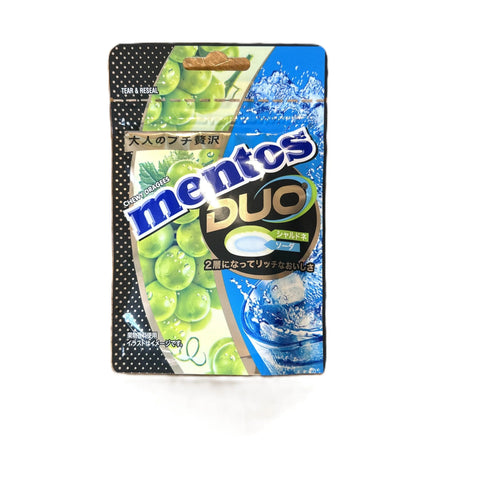 Mentos Duo Muscat Grape & Soda Chewy Candy Japan Exclusive Import