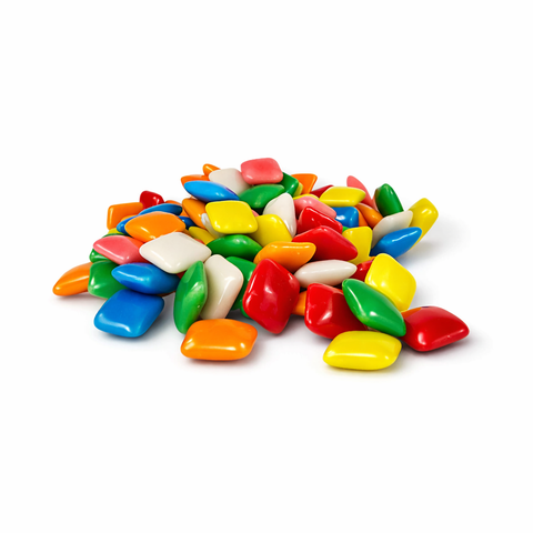 Mini Chiclets Assorted Fruit Flavors Chewing Gum Double Bubble