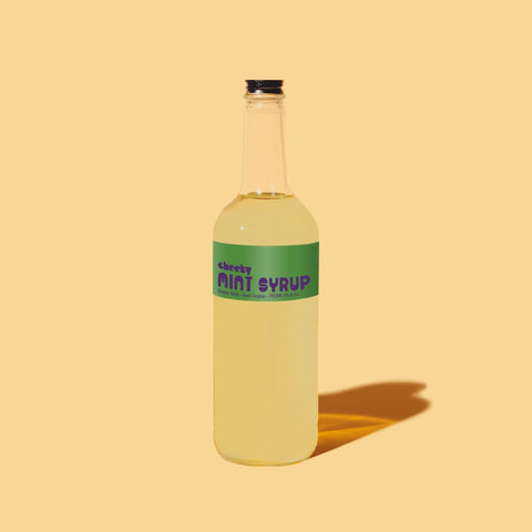Cheeky Cocktails Mint Syrup Seasonal Cocktail Mixer Cheeky Cocktails