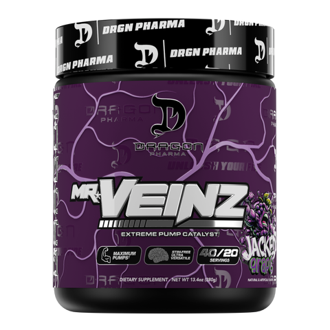 Stimulant-Free Pre-Workout Muscle Pump Supplement Dragon Pharma MR. VEINZ®