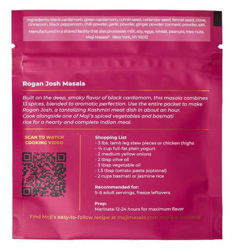 Curry Night Gift Set 3 Complete Dinners Rogan Josh Chicken Potato Curry moji masala®