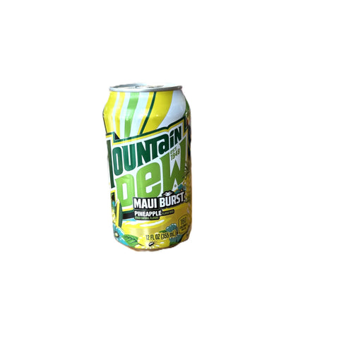 Mountain Dew Maui Burst – Pineapple Flavored Soda 355mL Can (USA)
