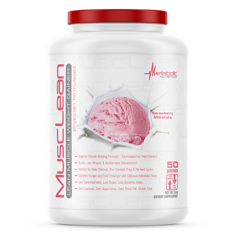 Metabolic Nutrition Muscle Building Low-Carb Protein Powder Musclean 5 lb