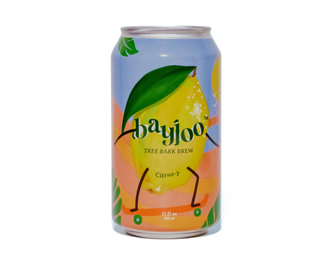 Bayjoo Citrus-y Tree Bark Brew 12 Cans case Bayjoo