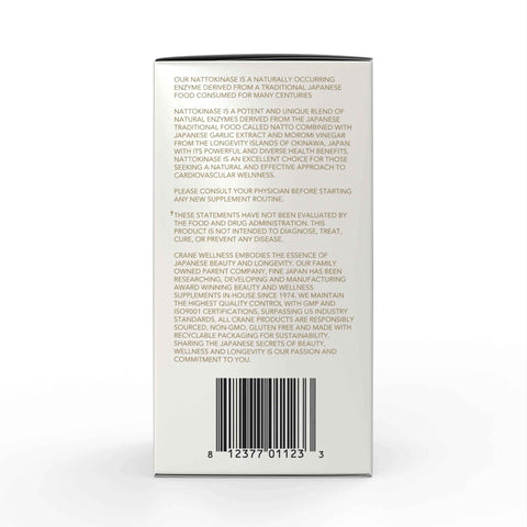 Nattokinase 6,000 FU Blend Dietary Supplement Crane Wellness