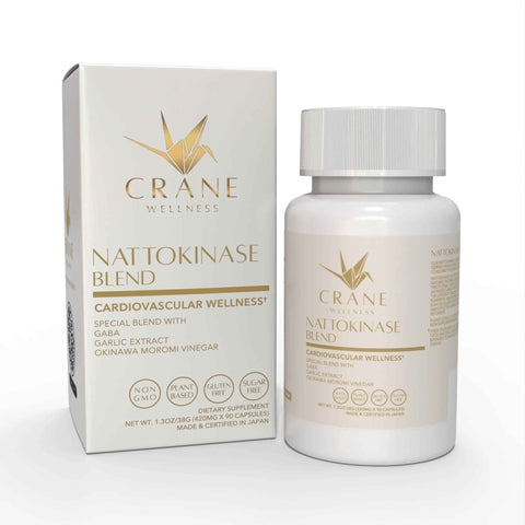 Nattokinase 6,000 FU Blend Dietary Supplement Crane Wellness