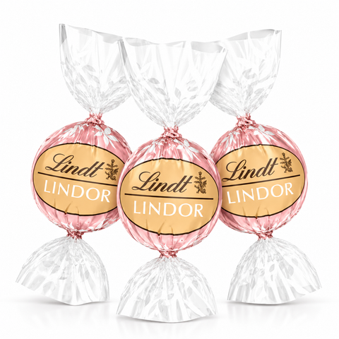 Neapolitan White Chocolate Lindor Truffles Bulk Value Bag Lindt