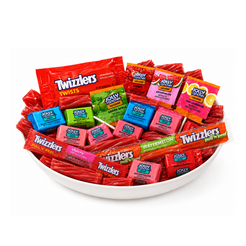 Sweet Mix Twizzlers Jolly Rancher Chews & Lollipops Variety Candy