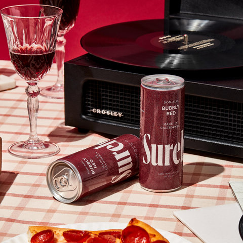 Non-Alcoholic Bubbly Red Can 4-Pack Surely