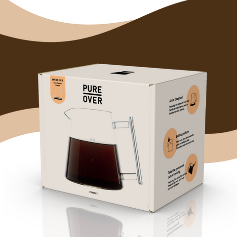 Pure Over 3mm Borosilicate Glass Signature Carafe - 4 Count