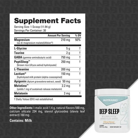 NutraBio Deep Sleep